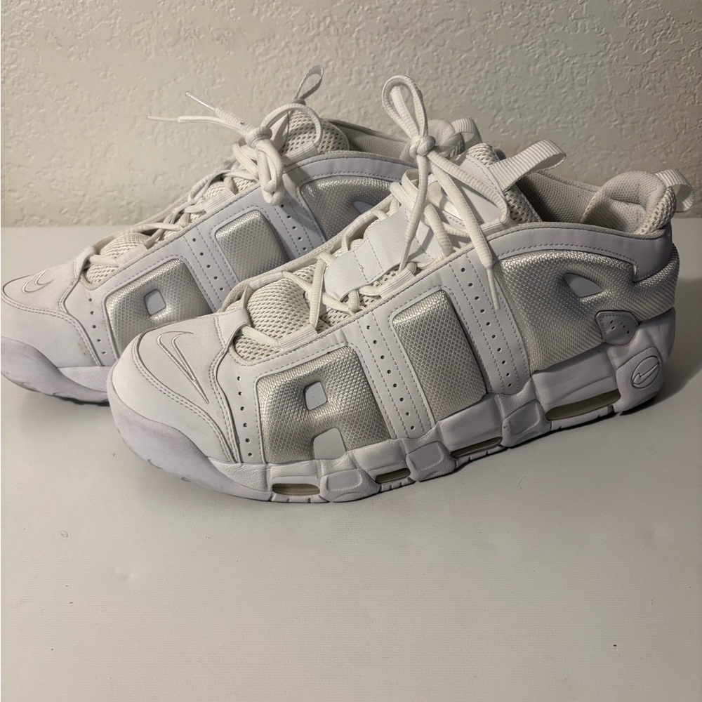 Nike Air Uptempo Low White Sneakers